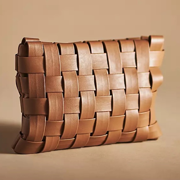 NEW Anthropologie Lindy Woven Cross Body Purse - Picture 2 of 7